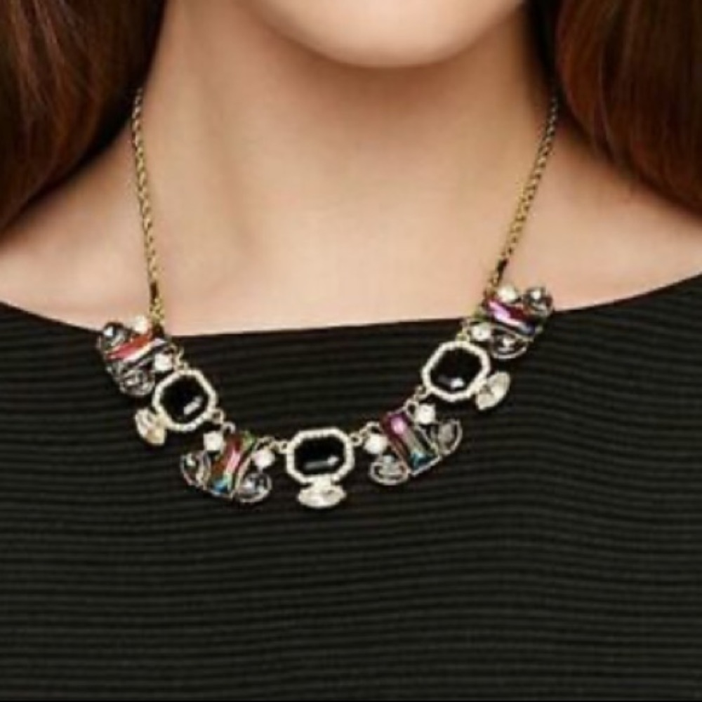 NWT Kate Spade Art Deco Statement Necklace - Picture 2 of 8